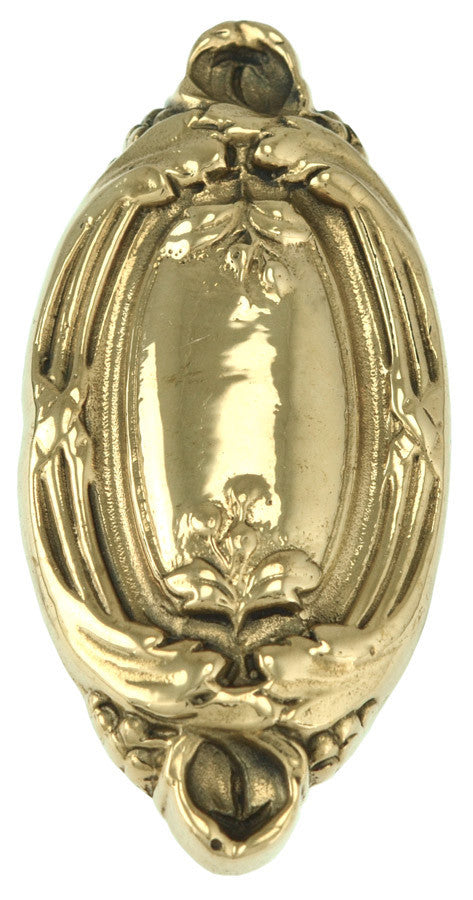 French Style Oval Doorknob - Single