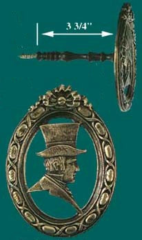 Male Portrait Curtain Tieback