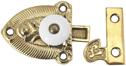 Porcelain Knob Cupboard Latch
