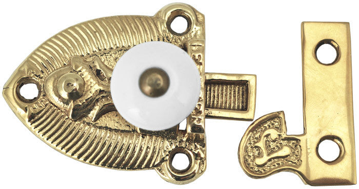 Porcelain Knob Cupboard Latch
