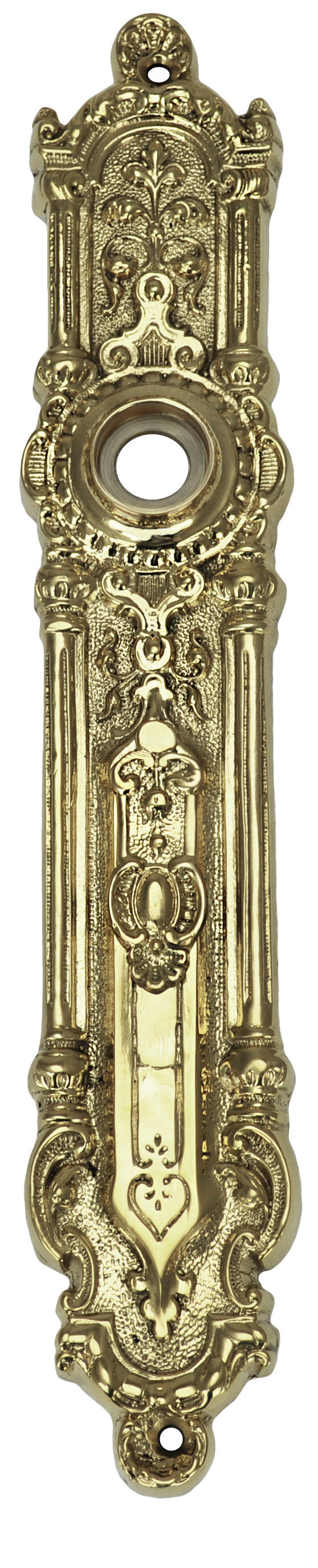 Superb Narrow Victorian Door Plate