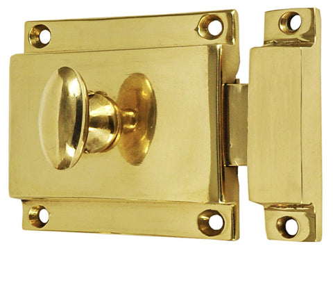 Brass Turn Latch with Surface Catch (ZLW-252)