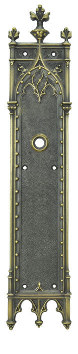 Victorian Amiens Gothic Door Plate 18 5/8" Tall