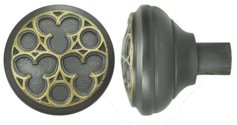 Victorian Recreated Amiens Gothic Door Knob (ZLW-274K)