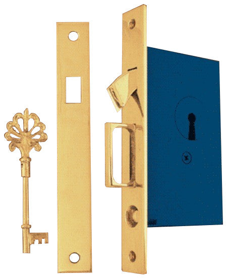 Plain Pocket Door Lock With Key