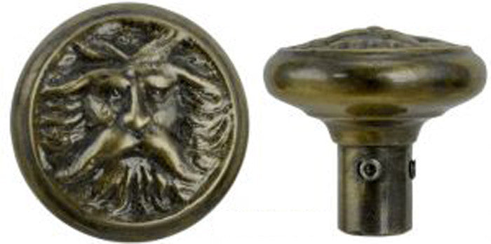 Victorian North Wind Screen Door Knob