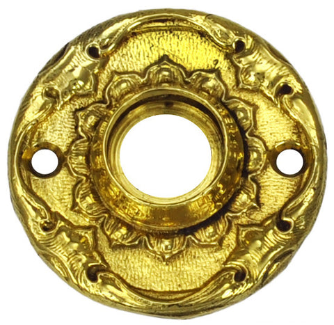 Finely Cast Antique Style Doorknob Rose