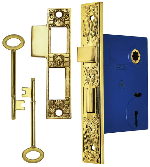 Victorian Design 2 5/8" Backset Lock 2 1/4"cc (ZLW-299RC)