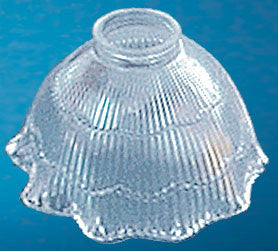 Glass Shade Recreated Small 6 1/2" Diameter Holophane Shade 2 1/4" Fitter