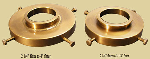 Glass Shade Adapter 2 1/4" Fitter Up To 3 1/4" Fitter